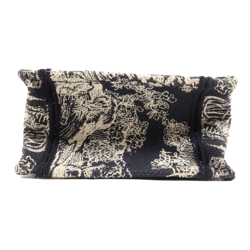 Dior 帆布Book Tote Mini金扣手挽肩背兩用袋-2