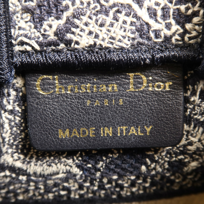 Dior 帆布Book Tote Mini金扣手挽肩背兩用袋-4