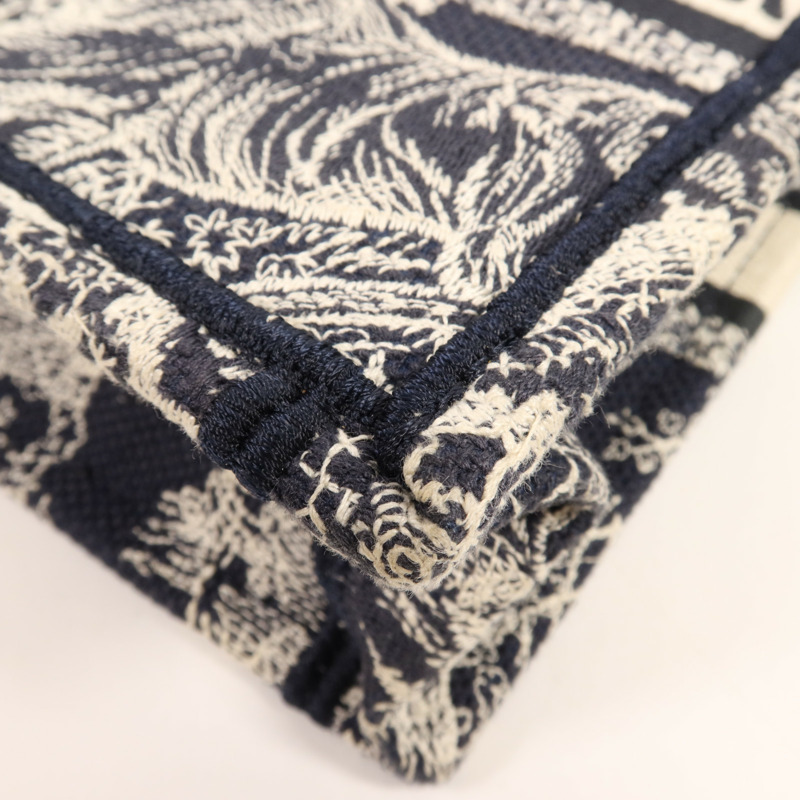 Dior 帆布Book Tote Mini金扣手挽肩背兩用袋-7