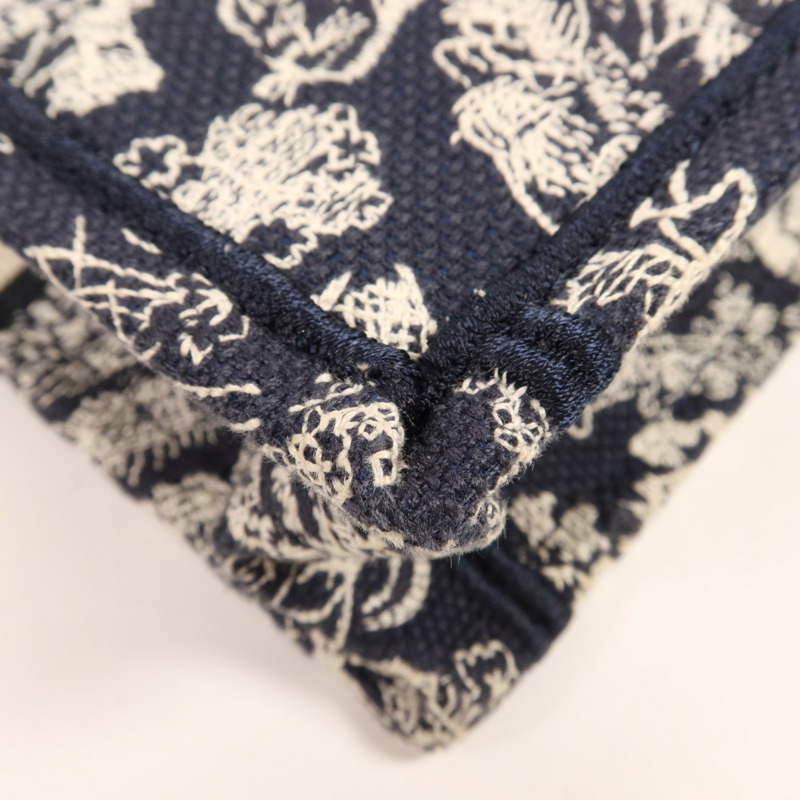 Dior 帆布Book Tote Mini金扣手挽肩背兩用袋-10