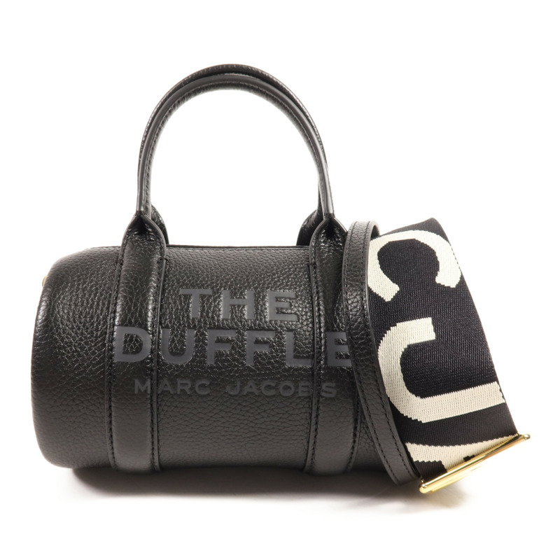 MARC JACOBS 牛皮皮革Mini Duffle Bag金扣手挽肩背兩用袋-0