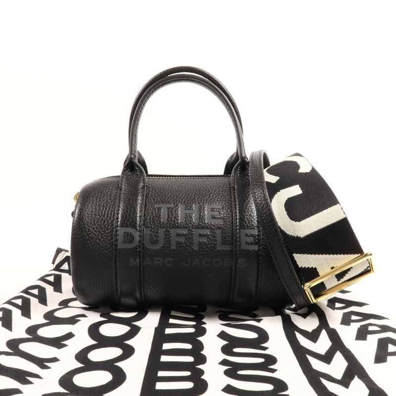 MARC JACOBS 牛皮皮革Mini Duffle Bag金扣手挽肩背兩用袋-13