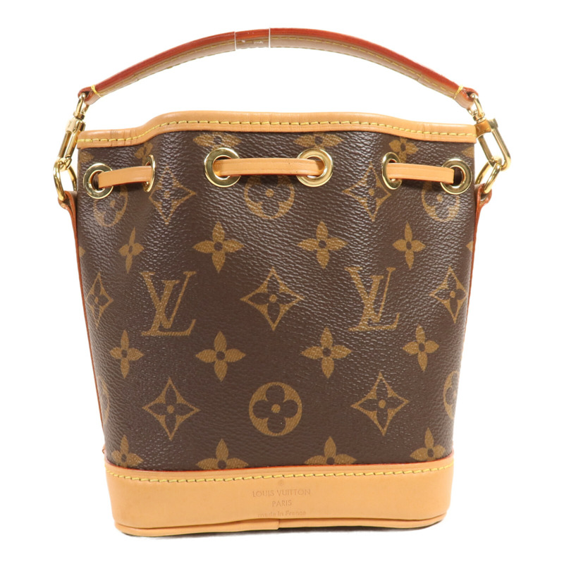 LOUIS VUITTON Monogram Nano Noe金扣手挽肩背兩用袋-1
