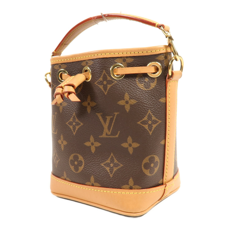 LOUIS VUITTON Monogram Nano Noe金扣手挽肩背兩用袋-2