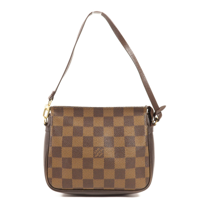 LOUIS VUITTON Damier Trousse Makeup Accessory Pouch金扣手挽袋-0