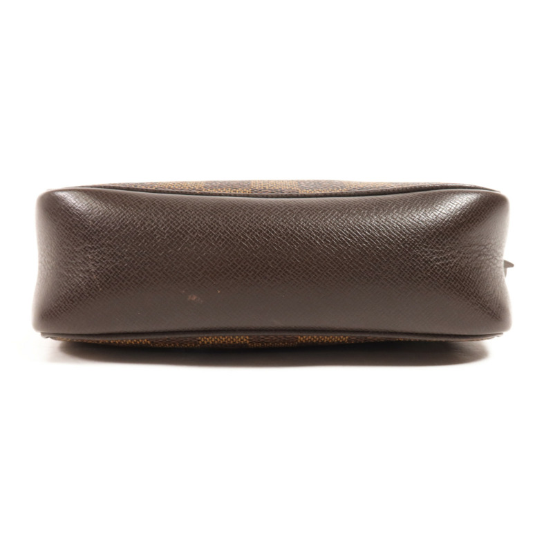LOUIS VUITTON Damier Trousse Makeup Accessory Pouch金扣手挽袋-3