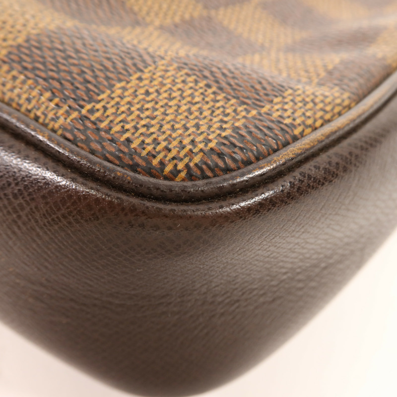 LOUIS VUITTON Damier Trousse Makeup Accessory Pouch金扣手挽袋-7