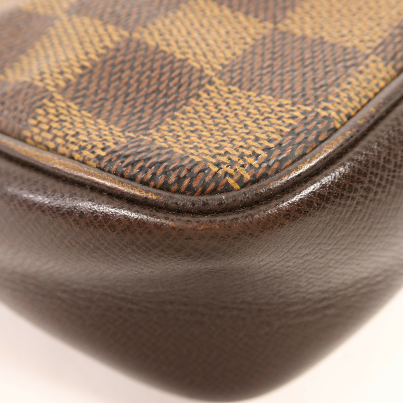 LOUIS VUITTON Damier Trousse Makeup Accessory Pouch金扣手挽袋-8