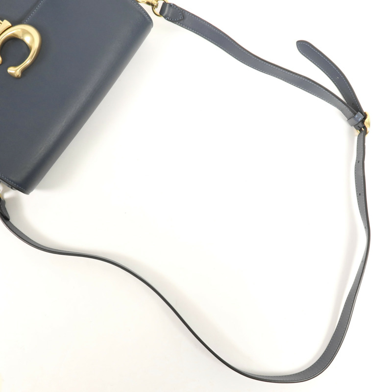 COACH 牛皮皮革Shoulder Bag金扣肩背袋-4