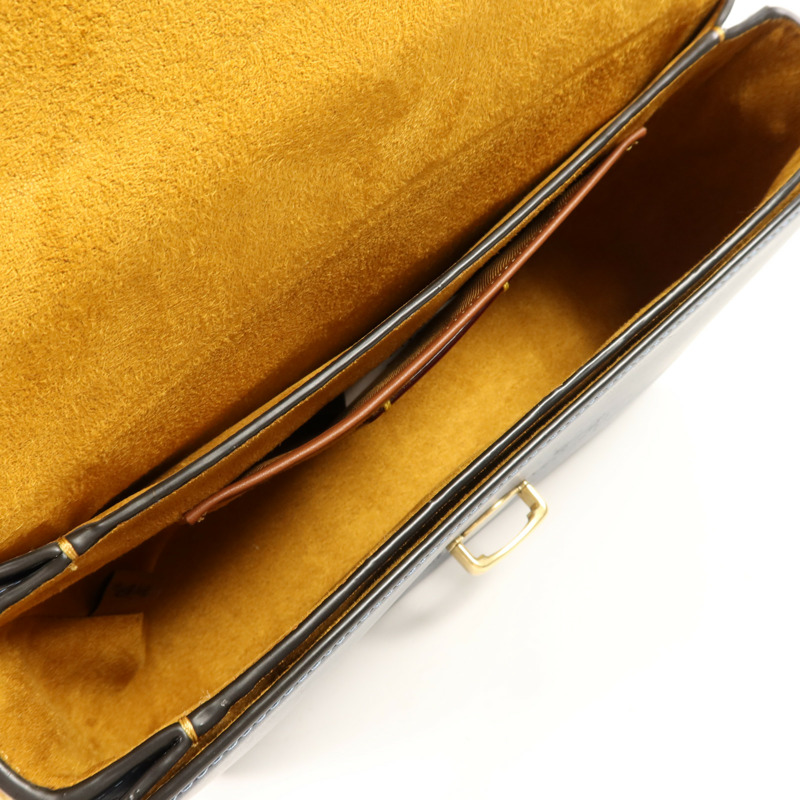 COACH 牛皮皮革Shoulder Bag金扣肩背袋-9