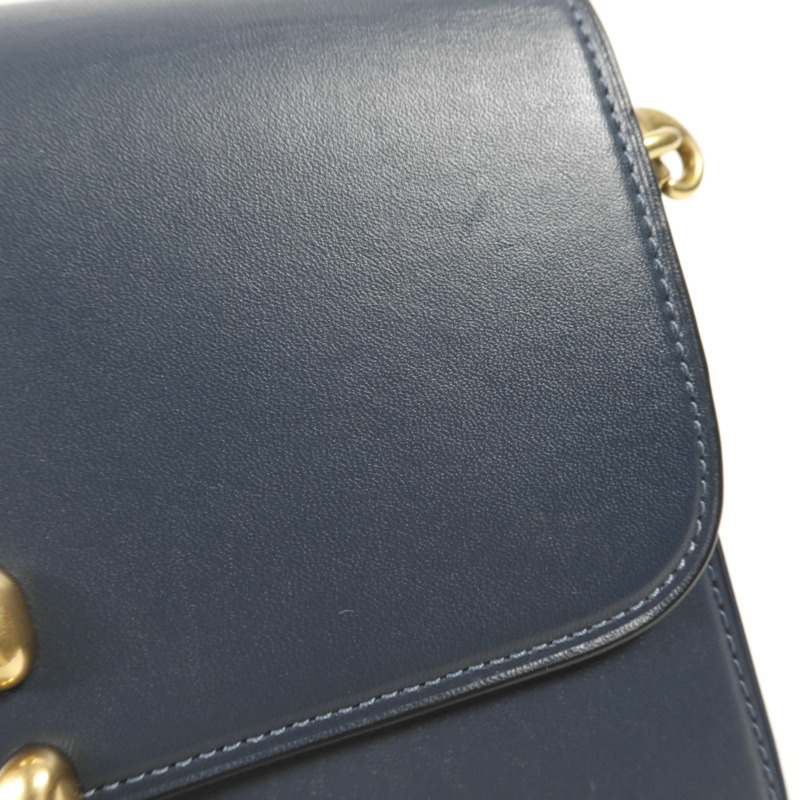 COACH 牛皮皮革Shoulder Bag金扣肩背袋-15