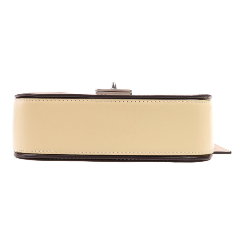 COACH 牛皮皮革Shoulder Bag銀扣肩背袋-3