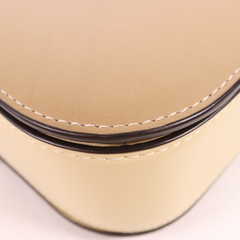 COACH 牛皮皮革Shoulder Bag銀扣肩背袋-8