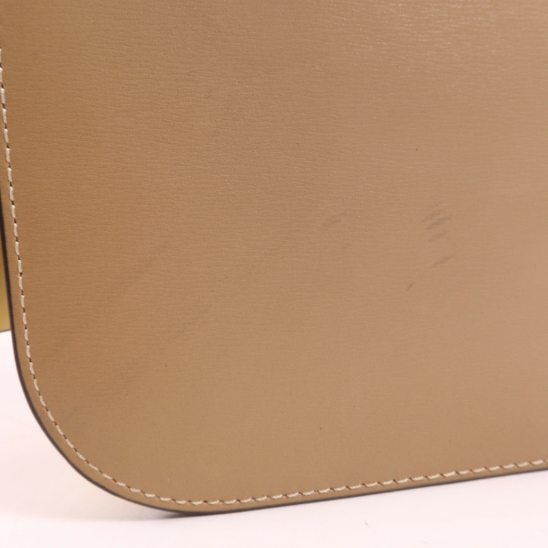 COACH 牛皮皮革Shoulder Bag銀扣肩背袋-14