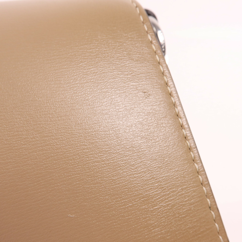 COACH 牛皮皮革Shoulder Bag銀扣肩背袋-17