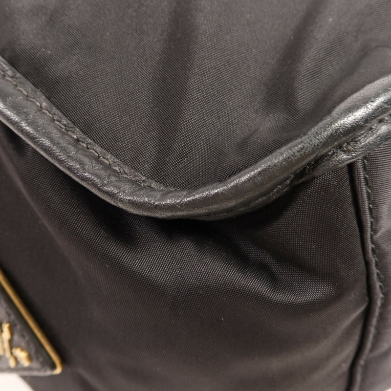 PRADA 尼龍Hand Bag金扣手挽袋-6