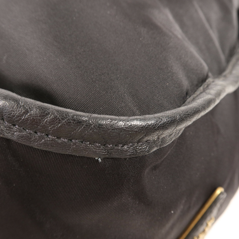 PRADA 尼龍Hand Bag金扣手挽袋-7