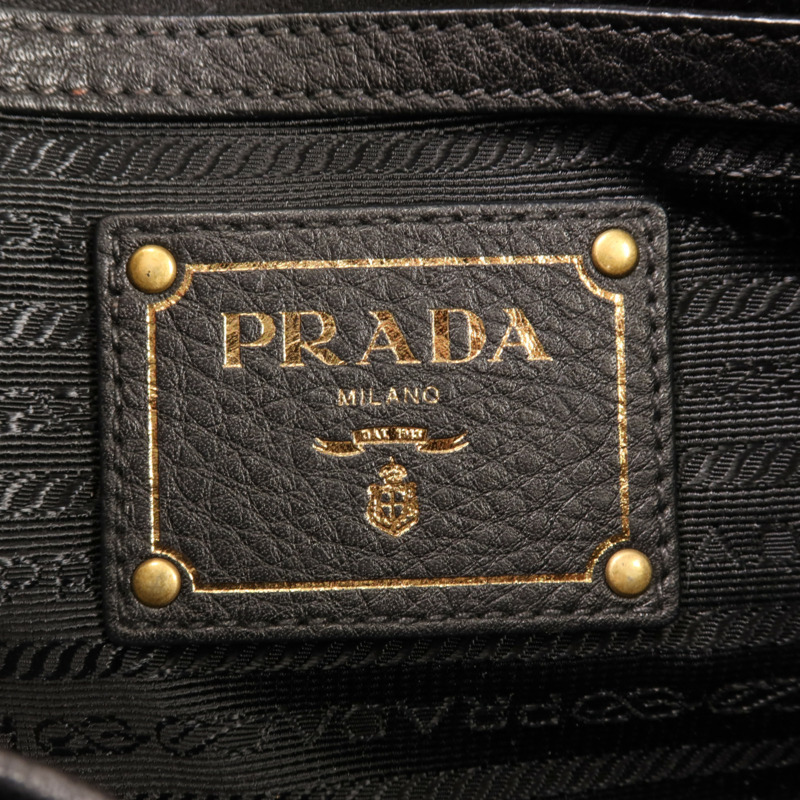PRADA 尼龍Hand Bag金扣手挽袋-10