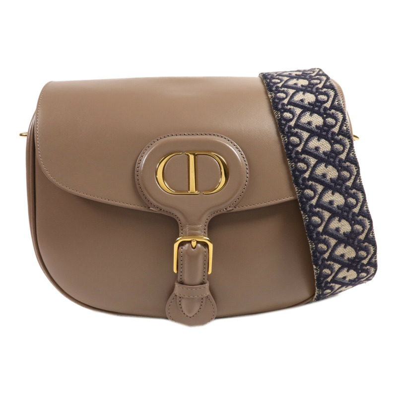 Dior 牛皮皮革Bobby Large金扣肩背袋-0