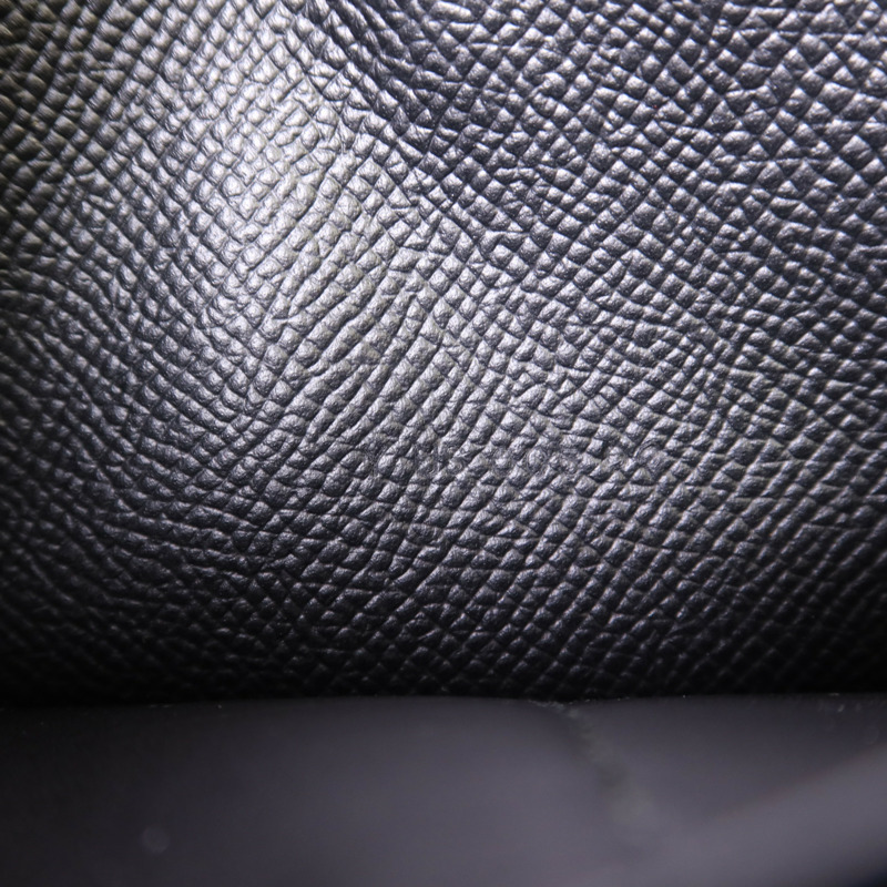 HERMES Epsom皮革Kelly Wallet金扣長錢包Noir-6