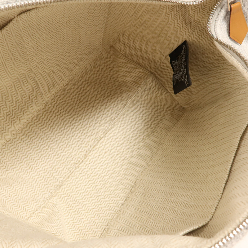 HERMES 羊毛Bride A Brac Case銀扣手挽袋-4