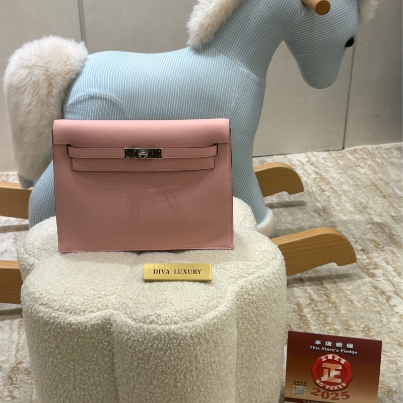 HERMES Kelly Dance 櫻花粉 🌸全新現貨-0