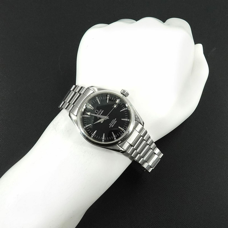 歐米茄海馬系列Aqua Terra同軸2503 50男士腕錶,附日期顯示,黑色,自動機械錶-3