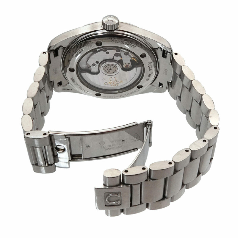 歐米茄海馬系列Aqua Terra同軸2503 50男士腕錶,附日期顯示,黑色,自動機械錶-4