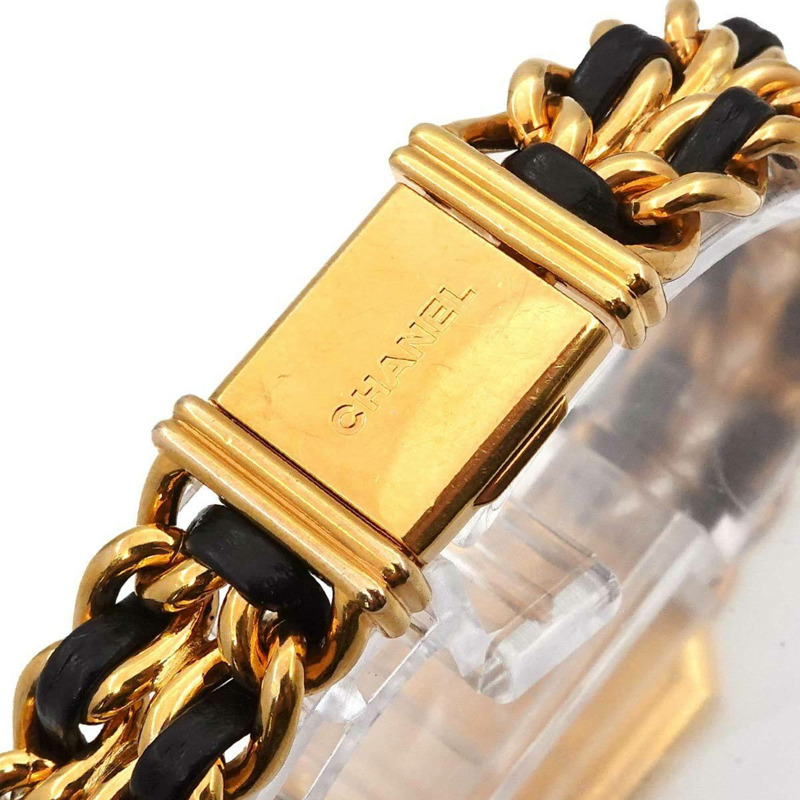 香奈兒 (CHANEL) Premiere 女士腕錶,M 碼,H0001,黑金配色,石英機芯-6