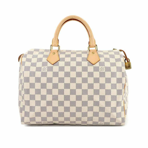 路易威登 Damier Azur Speedy 30 手提包 N41533 金色五金