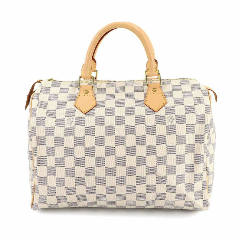 路易威登 Damier Azur Speedy 30 手提包 N41533 金色五金-2