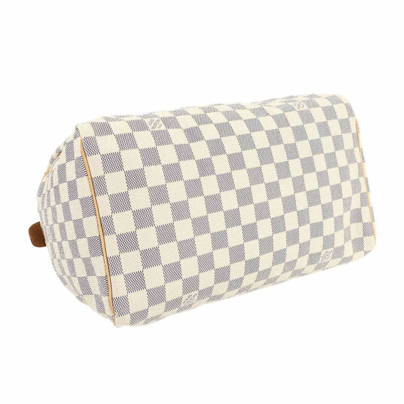 路易威登 Damier Azur Speedy 30 手提包 N41533 金色五金-4