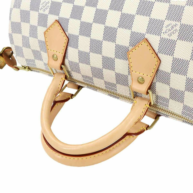 路易威登 Damier Azur Speedy 30 手提包 N41533 金色五金-5