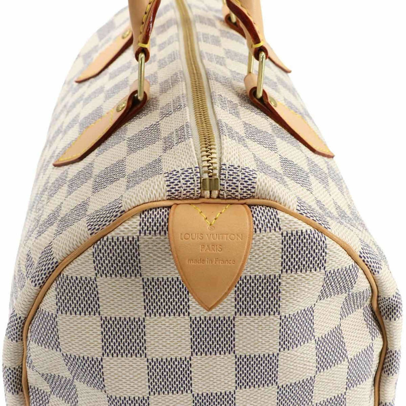 路易威登 Damier Azur Speedy 30 手提包 N41533 金色五金-8