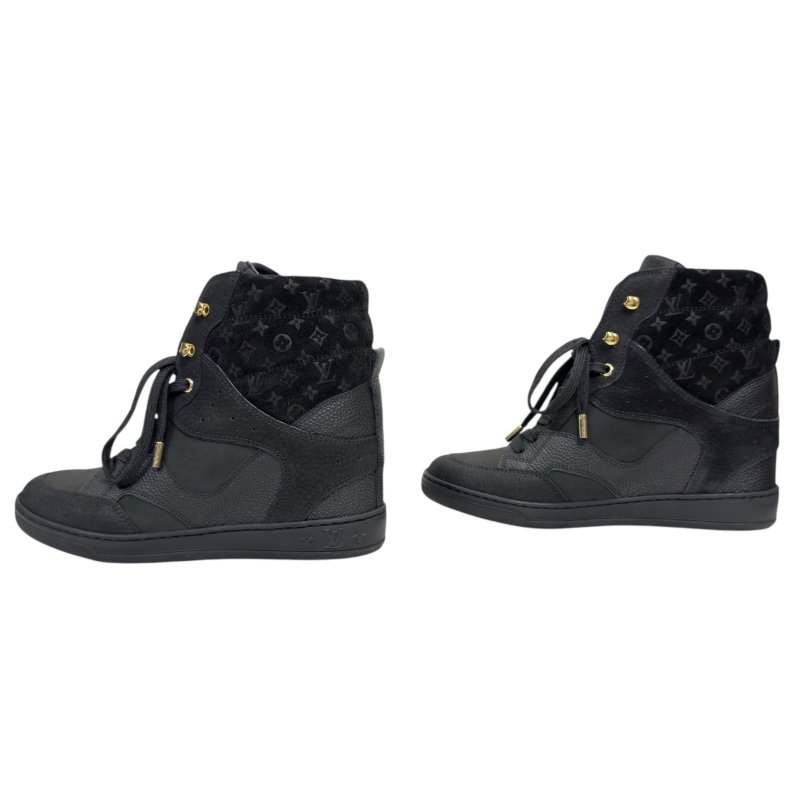LOUIS VUITTON 老花 內增高 球鞋 70mm-3