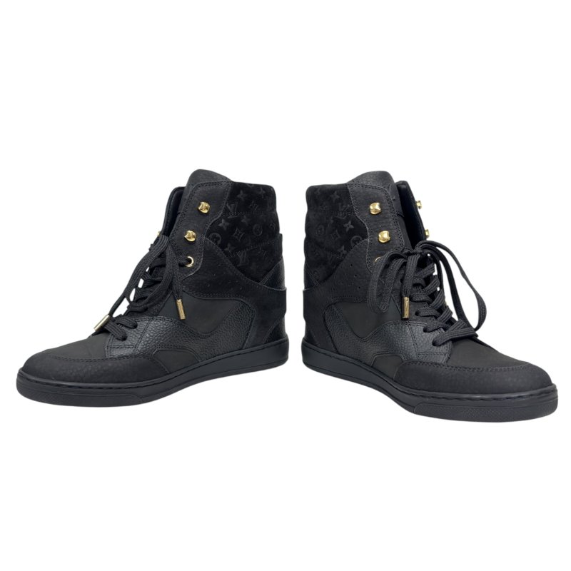 LOUIS VUITTON 老花 內增高 球鞋 70mm-4