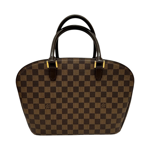 棕色 棋盤格 帆布 Sarria Horizontal 手提包【LOUIS VUITTON LV 路易威登】 N51282
