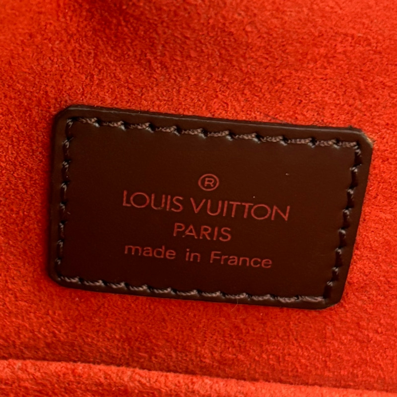 棕色 棋盤格 帆布 Sarria Horizontal 手提包【LOUIS VUITTON LV 路易威登】 N51282-5