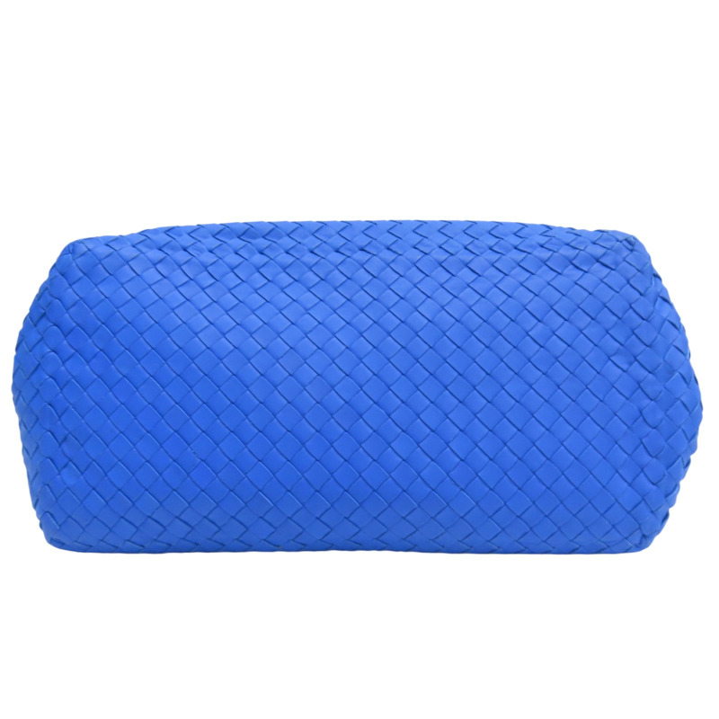 藍色 羊皮編織 Cesta 肩背包【BOTTEGA VENETA BV 寶緹嘉】-3