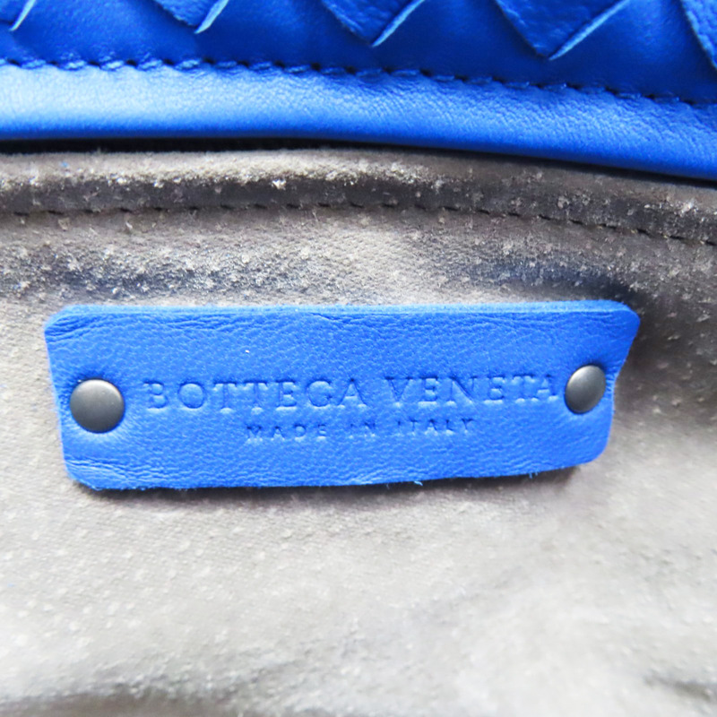 藍色 羊皮編織 Cesta 肩背包【BOTTEGA VENETA BV 寶緹嘉】-6