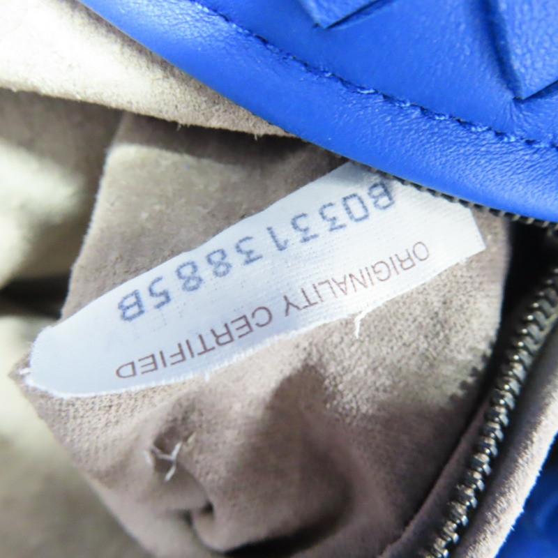 藍色 羊皮編織 Cesta 肩背包【BOTTEGA VENETA BV 寶緹嘉】-7