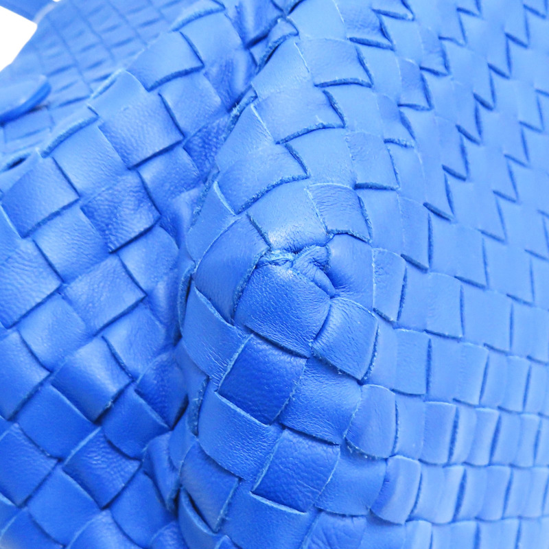 藍色 羊皮編織 Cesta 肩背包【BOTTEGA VENETA BV 寶緹嘉】-10