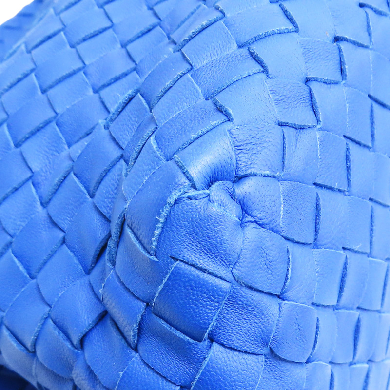 藍色 羊皮編織 Cesta 肩背包【BOTTEGA VENETA BV 寶緹嘉】-12