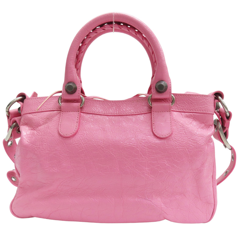 粉色 山羊皮 Neo Cagole 兩用包【BALENCIAGA 巴黎世家】 751521-1