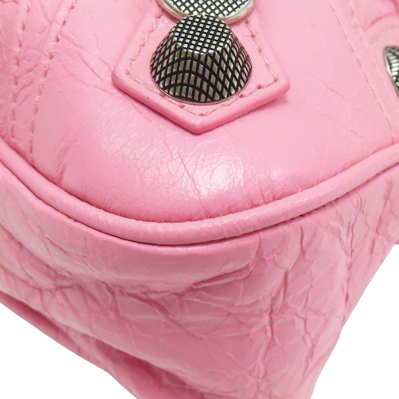 粉色 山羊皮 Neo Cagole 兩用包【BALENCIAGA 巴黎世家】 751521-11