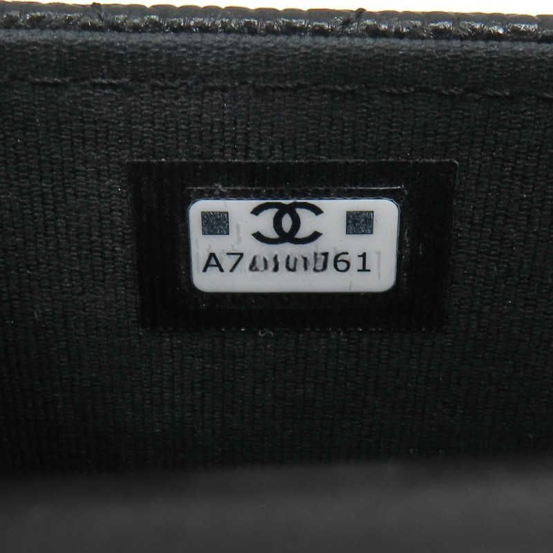 黑色 荔枝紋 牛皮 蝴蝶結金鏈 手機袋 肩背包 AP3307【CHANEL 香奈兒】 AP3307-7