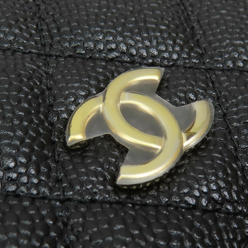 黑色 荔枝紋 牛皮 蝴蝶結金鏈 手機袋 肩背包 AP3307【CHANEL 香奈兒】 AP3307-8