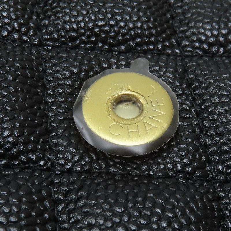 黑色 荔枝紋 牛皮 蝴蝶結金鏈 手機袋 肩背包 AP3307【CHANEL 香奈兒】 AP3307-9