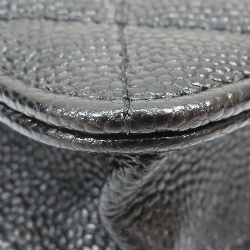 黑色 荔枝紋 牛皮 蝴蝶結金鏈 手機袋 肩背包 AP3307【CHANEL 香奈兒】 AP3307-12