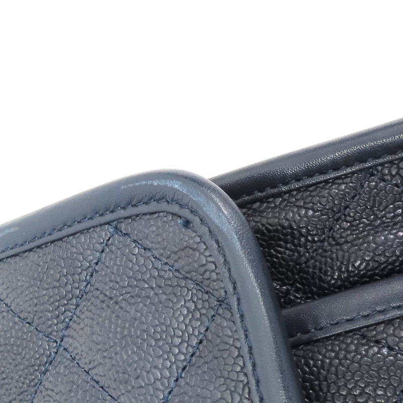 藍色 牛皮 French Riviera 肩背包 銀釦【CHANEL 香奈兒】-18